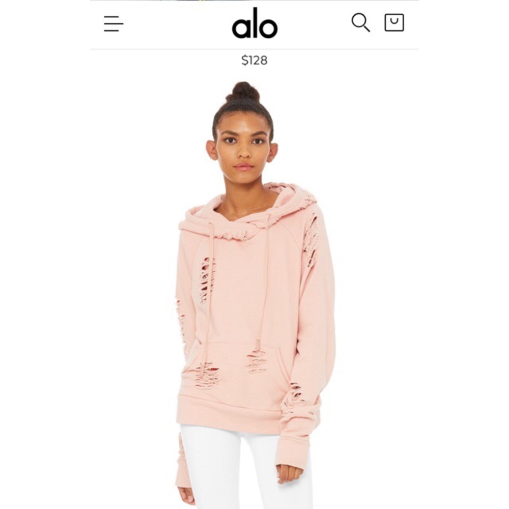 All yoga ripped hoodie. Price is firm.